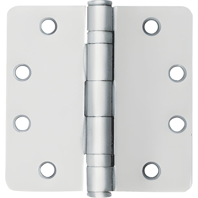 CRL Satin Chrome Non-Removable Pin Standard Weight 1/4" Radius Ball Bearing Template Butt Hinge