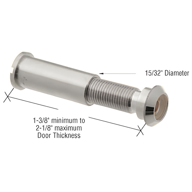 CRL Satin Chrome Standard Door Viewer