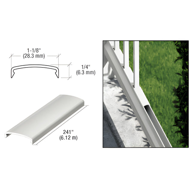 CRL Silver Metallic 100 Series 241" Picket Spacer