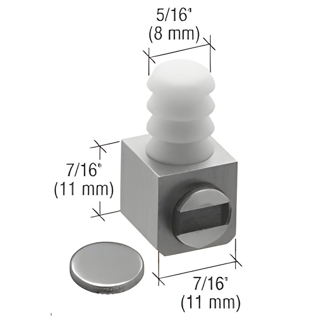 CRL Single Door UV Magnetic Latch for Wood Cabinet