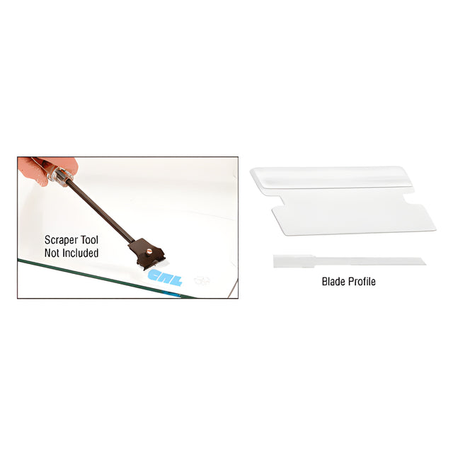 CRL Single Edge Plastic Razor Blades