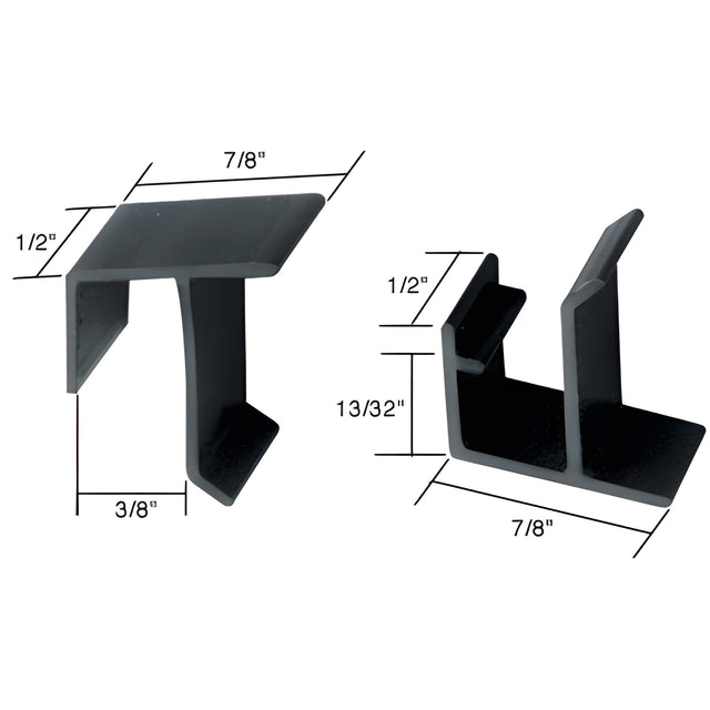 CRL Sliding Window Screen Clips for H & D - Carded