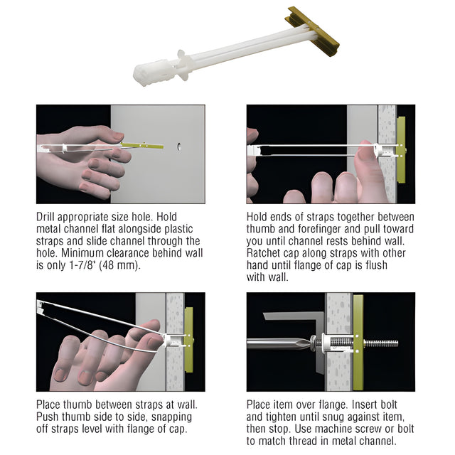 CRL Snaptoggle® 1/4" - 20 Toggle Anchor