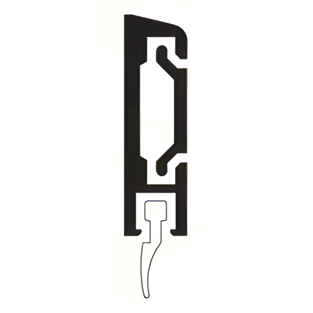 CRL Surface Mounted Concealed Type Fasteners Door Sweep with Weatherstrip, Clear Anodized Class 1