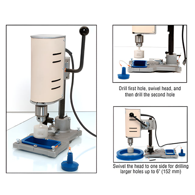 CRL Swivel Glass Drilling Machine