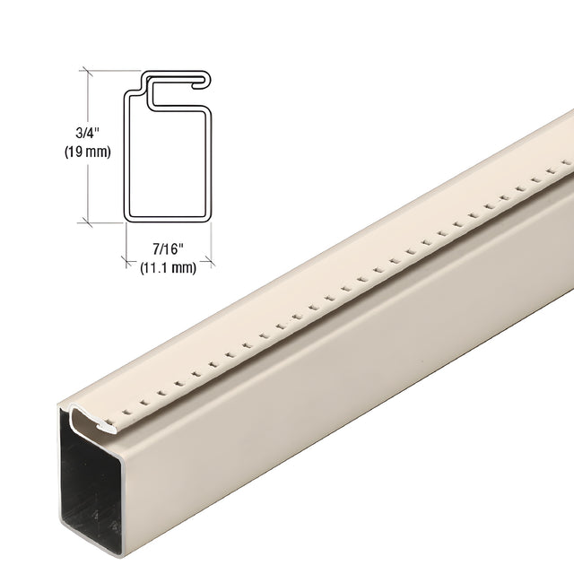 CRL Tan 3/4" x 7/16" Roll Formed Screen Frame 146"
