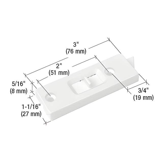 CRL Tilt Window Latch with 2" Screw Holes