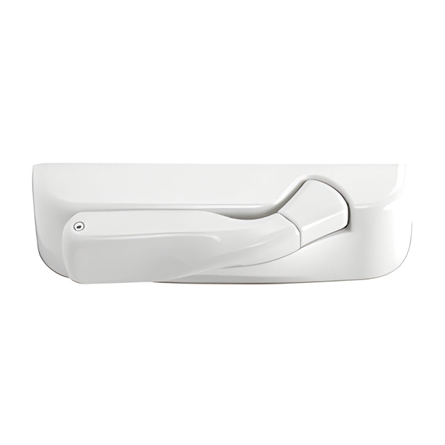 CRL Truth® Encore Brite White, Left Hand Folding Handle and Cover