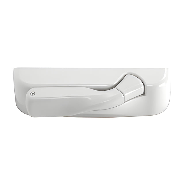 CRL Truth® Encore White, Left Hand Folding Handle and Cover