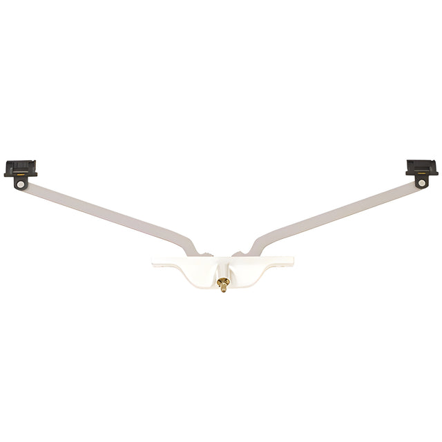 CRL Truth® White 11" Arm Pivot Shoe Face Mounted Roto Operator