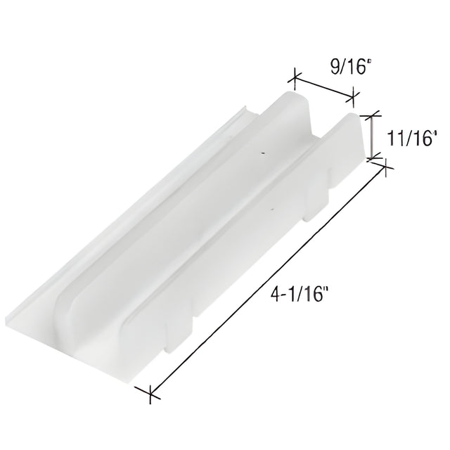 CRL Tub Enclosure Sliding Door Bottom Guide for International
