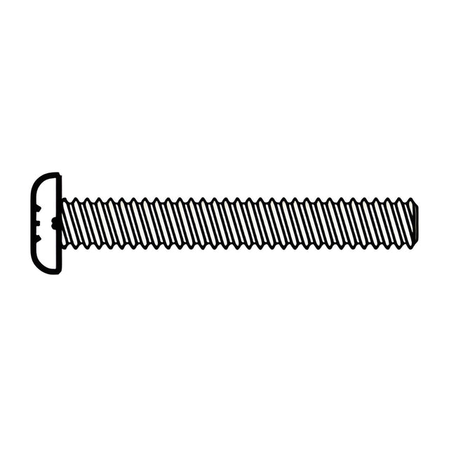 CRL-U.S. Aluminum 1/4-20 x 1-3/4" Phillips Machine Screw, Zinc, Bronze Black Anodized