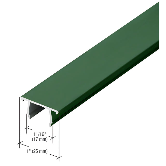 CRL-U.S. Aluminum 1/4" Pocket Insert, Custom Anodized - 21'-2"