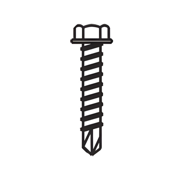 CRL-U.S. Aluminum 1/4" x 1-1/2" Hex Washer Head Tek Screw - 200/Pk