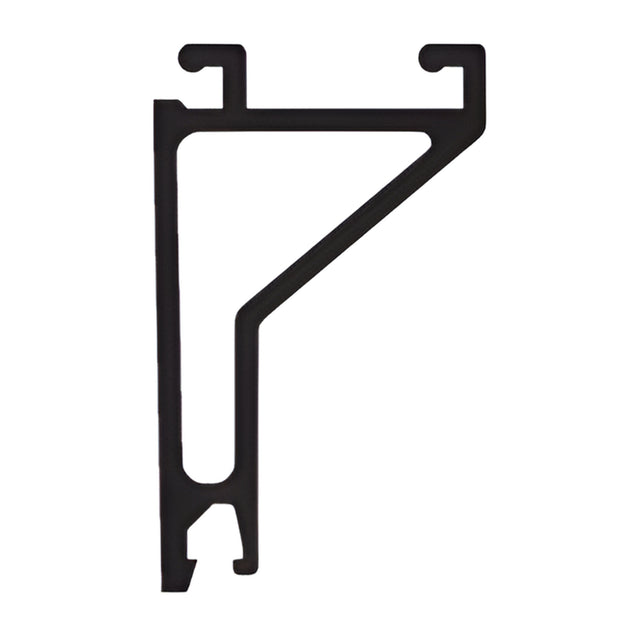 CRL-U.S. Aluminum 1-5/16" Glass Door Stop Series IG600 - 21'0", Dark Bronze/Black Anodized Class 1