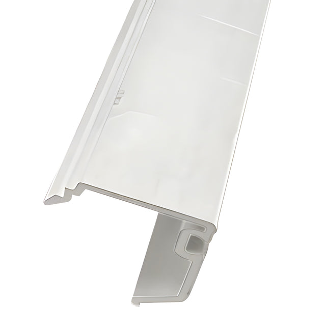 CRL-U.S. Aluminum 1" Glazing Pocket Reducer, White KYNAR® Paint- 24'-2"