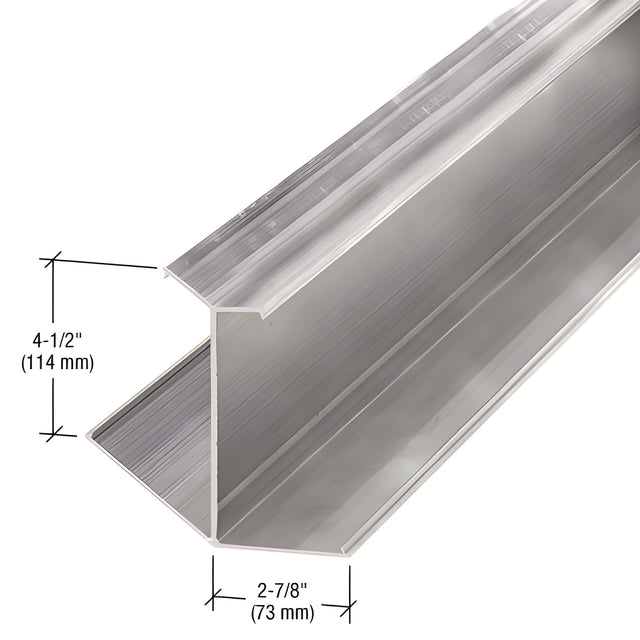 CRL-U.S. Aluminum 135 Corner Mullion - 24'-2", Clear Anodized Class 1