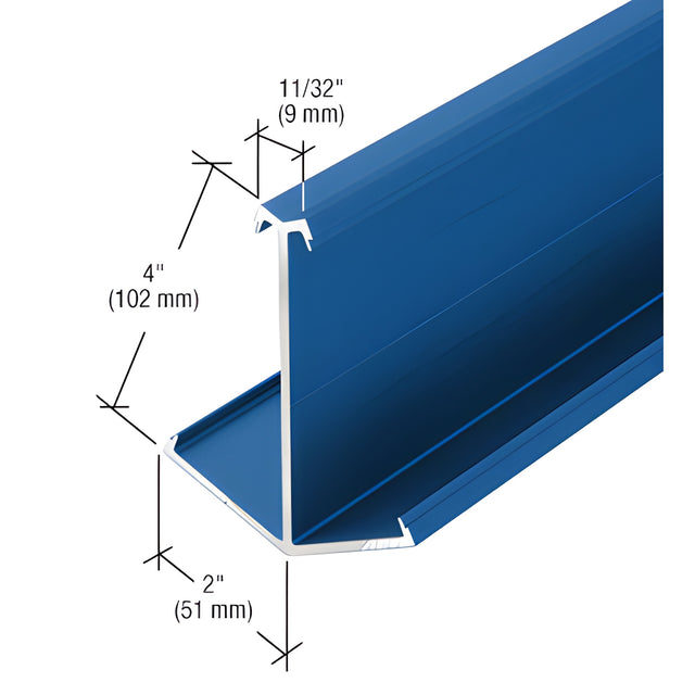 CRL-U.S. Aluminum 135 Degree Corner Mullion, Custom Paint - 24'-2"