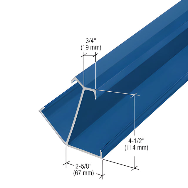 CRL-U.S. Aluminum 135 Degree Corner Mullion, Custom Paint - 24'-2"