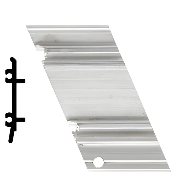 CRL-U.S. Aluminum 135º Right Hand Outside Corner Anchor Clip - 4/Pk