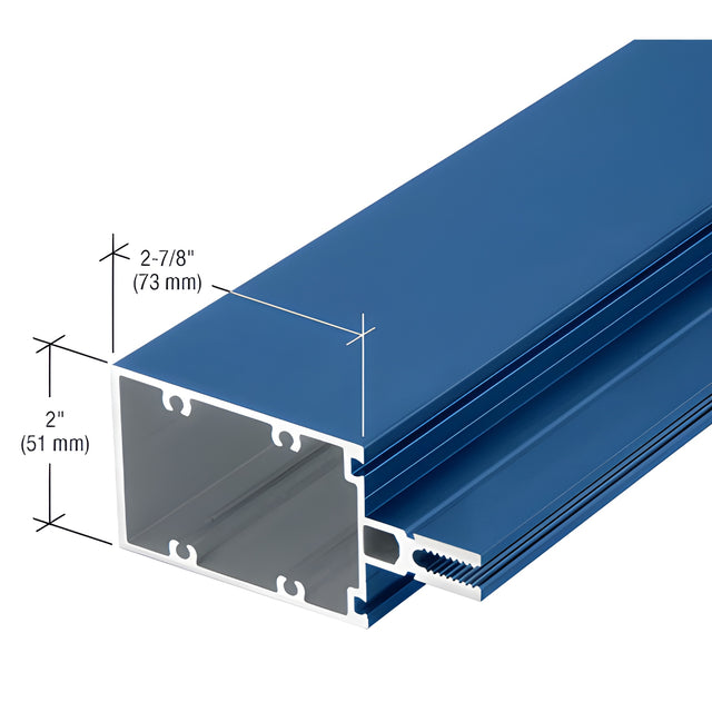 CRL-U.S. Aluminum 2-7/8" Vertical/Horizontal Mullion for Screw Spline and Multi-Lite Units, Custom Paint - 24'-2"