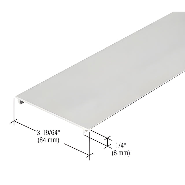 CRL-U.S. Aluminum 3-19/64" Horizontal Insert, Clear Anodized Class 1 - 24'-2"
