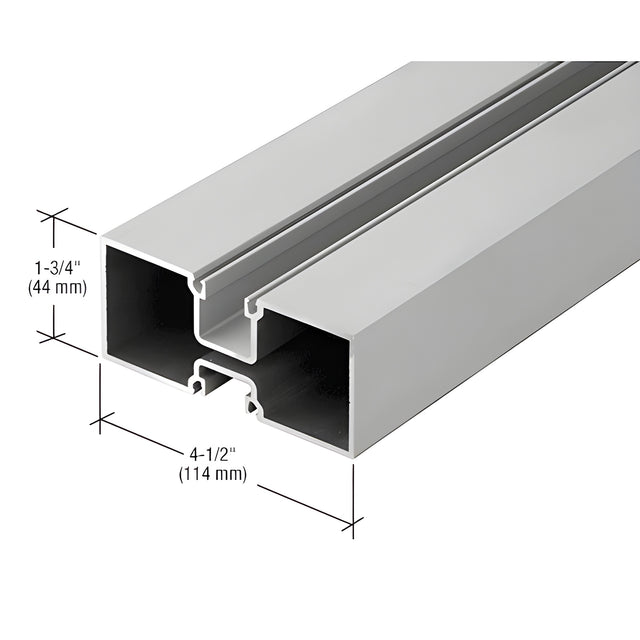 CRL-U.S. Aluminum 4-1/2" Hollow Door Jamb, Clear Anodized - 24'-2"