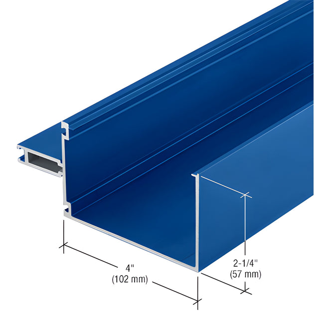 CRL-U.S. Aluminum 4" Captured Vertical Mullion, Custom Paint - 24'-2"