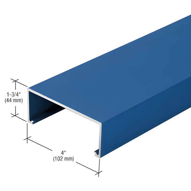 CRL-U.S. Aluminum 4" Center Hung Door Jamb, Custom Paint - 21'-8"