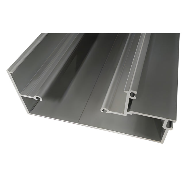 CRL-U.S. Aluminum 4" Sill Mullion for Panel Assembly, Clear Anodized Class 1 - 24'-2"