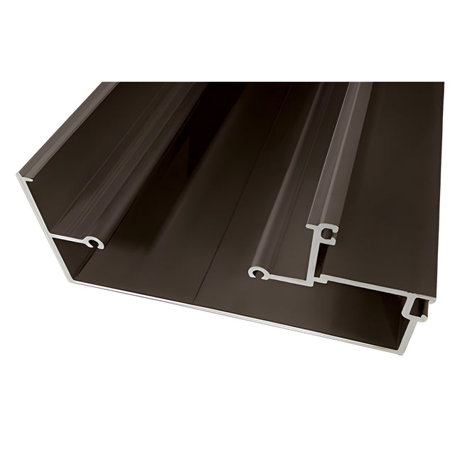 CRL-U.S. Aluminum 4" Sill Mullion for Panel Assembly, Dark Bronze/Black Anodized Class 1 - 24'-2"