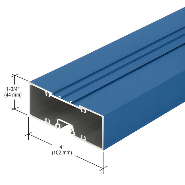 CRL-U.S. Aluminum 4" x 1-3/4" Offset Hung Door Header, Custom Paint - 21'-4"