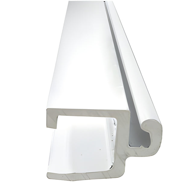 CRL-U.S. Aluminum 5/16" to 7/16" Glazing Adaptor, White KYNAR® Paint - 24'-3"