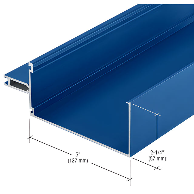 CRL-U.S. Aluminum 5" Captured Vertical Mullion, Custom Paint - 24'-2"
