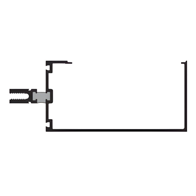 CRL-U.S. Aluminum 5" Intermediate Thermally Broken Horizontal Mullion, Dark Bronze/Black Anodized Class 1 - 24'-2"