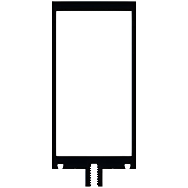 CRL-U.S. Aluminum 5" Vertical Mullion - 24'-2", Dark Bronze/Black Anodized Class 1