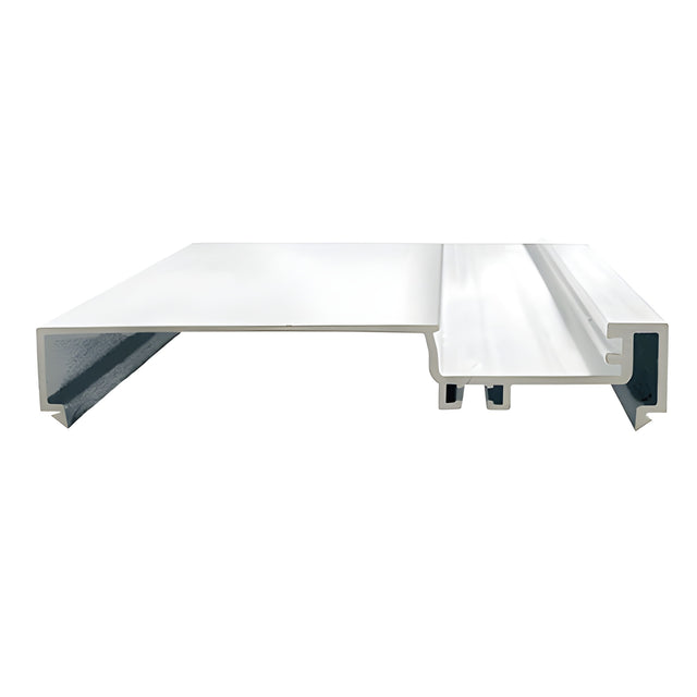 CRL-U.S. Aluminum 6" Male Split Mullion, White Kynar® Paint- 24'-2"