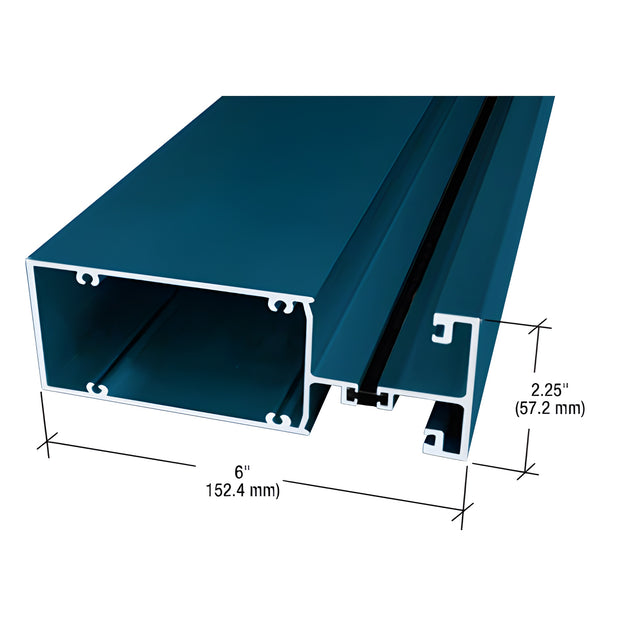 CRL-U.S. Aluminum 6" Vertical Mullion, Thermally Improved, Custom Paint- 24'-2"