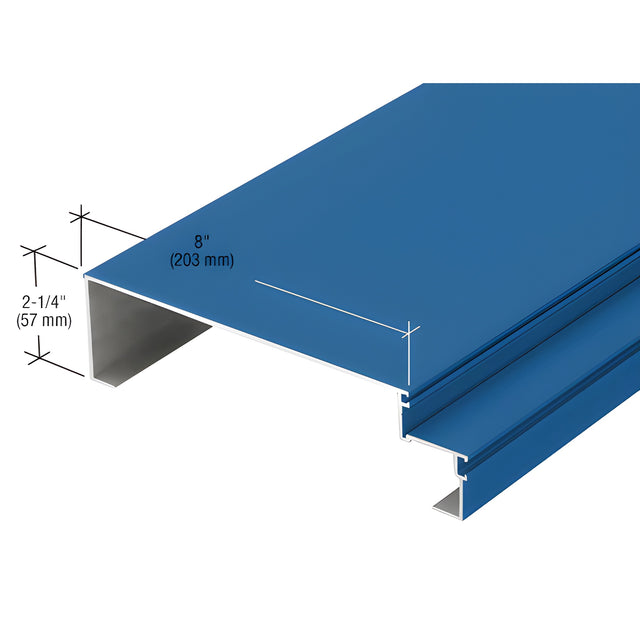 CRL-U.S. Aluminum 8" Jamb Mullion, Custom Paint- 24'-2"