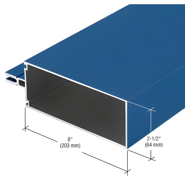 CRL-U.S. Aluminum 8" Vertical/Horizontal Mullion, Custom Paint - 24'-2"