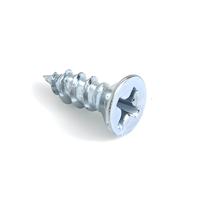CRL-U.S. Aluminum #8 x 1/2" Flat Head Phillips Sheet Metal Screw - 100/Pk