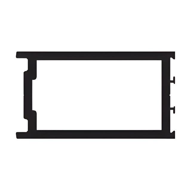 CRL-U.S. Aluminum 800 Durafront Adjustable Astragal Stile, Dark Bronze Anodized, 21'-2"