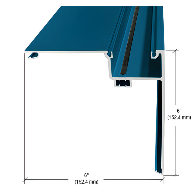 CRL-U.S. Aluminum 90 Degree Corner Half Section, Custom Paint- 24'-2"