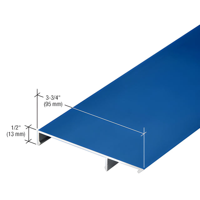 CRL-U.S. Aluminum 90 Degree Face Cap for Outside Corner, Custom Paint - 24'-2"