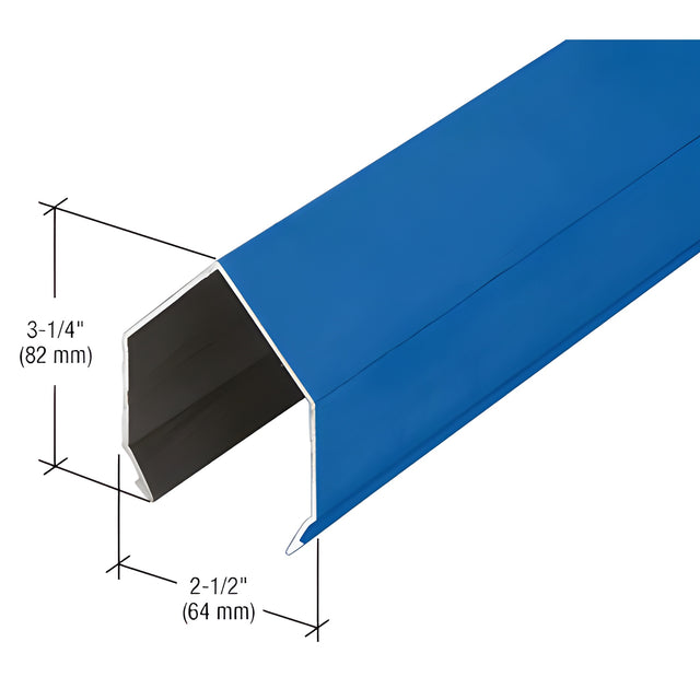 CRL-U.S. Aluminum 90 Degree Inside Corner Cover, Custom Paint - 24'-2"