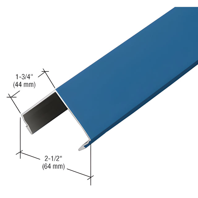 CRL-U.S. Aluminum 90 Degree Inside Corner Cover, Custom Paint - 24'-2"