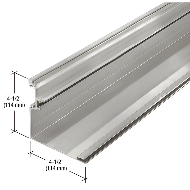 CRL-U.S. Aluminum 90 Degree Inside Corner Half - 24'-2", Clear Anodized Class 1