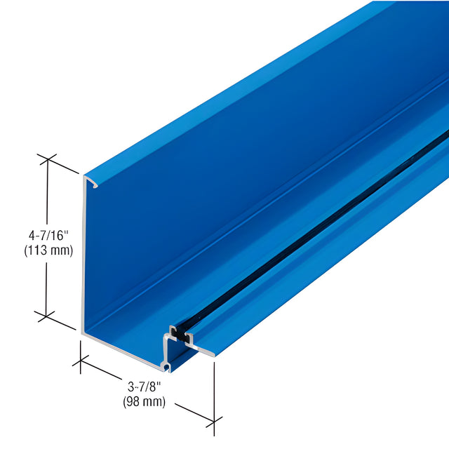 CRL-U.S. Aluminum 90 Degree Inside Corner Half Section, Thermally Improved, Custom Paint - 24'-2"