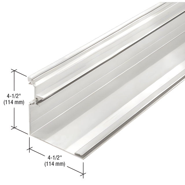 CRL-U.S. Aluminum 90 Degree Inside Corner Half, White KYNAR® Paint - 24'-2"