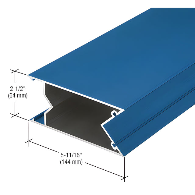 CRL-U.S. Aluminum 90 Degree Inside Corner Mullion, Custom Paint - 24'-2"